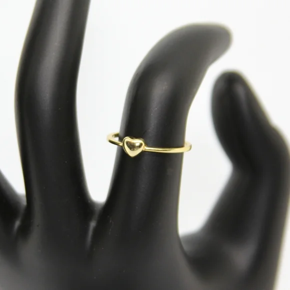 Tiny Heart Ring, Size 7 - Picture 4 of 6